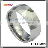 2015 Faceted tungsten/ jewelry mens/ differ width friends rings,primary color tungsten carbide, on rings