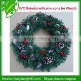PVC/PE Wreath for Christams Decoration thumbnail-4