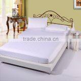 Latest Designs Cotton Waterproof Fitted Single White Bed Sheet
