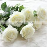Latest Artificial Flowers Silk Flowers Floral Real Touch Rose Wedding Bouquet Flowers