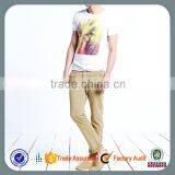 2015 Latest Design Mens Chinos Slim Fit 100% Cotton Casual Pants thumbnail-2