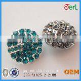 Wholesale Bulk Metal Crystal Rhinestone Fashion Button