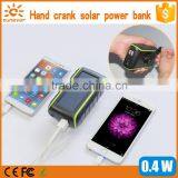 2016 Newest Mobile Power Supply Battery, Waterproof Solar Power Bank Charger With LED Light