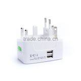 2 USB Port All in One Universal Travel AU UK US EU Plug Adaptor thumbnail-3