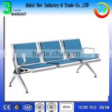 China Alibaba Wholesale School Furniture Chair Blue&Black Steel Frame Hospital Arm Chair Library Waiting Room Chair
