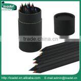 12pcs 3.5" Black Wood Pencil thumbnail-1