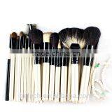24pcs Superior Soft Natural Hair Professional Makeup Brush (wood Handle)