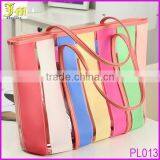 Wholesale Candy Color Ladies Transparent Handbags Free Shipping thumbnail-1