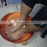 Solid Copper Tub for Pedicure and Manicure Beauty & Personal Care