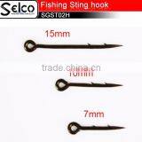 Black nickle sting fishing hooks for carp fishing