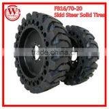 Superior Quality China Heavy Duty Truck Solid Rubber Tyre 16/70-20 in India and Japan With Good Price Long Warranty