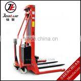 2015 Newest 1.5Ton Semi Electric Stacker With Adjustable Fork thumbnail-1