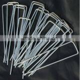 20CM LONG HEAVY DUTY METAL U-SHAPED GARDEN STAPLE PEGS - IDEAL FOR SECURING LANSCAPE MEMBRANE/NETTING/FLEECE thumbnail-2