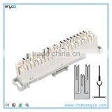 New White 10-Pair Telephone Krone Type LSA-PLUS IDC Connection Module thumbnail-1