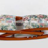 Foldable Rocking Chair Footstool/Wooden Footrest thumbnail-3