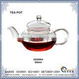 2015 New Products Clear Borosilicate Glass Tea Pot TP004 thumbnail-1