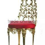 Home Luxury 24K Gold Plated Copper Wall Clock, Metal Pendulum Decoration Wall Mounted Clock thumbnail-5