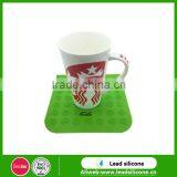 Eco-friendly Custom Flower Shape Heat Resistant Anti-slide Silicone Cup Coaster ,silicone Cup Mat thumbnail-5