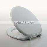 Round Compression Moulded Toilet Seat, Round MDF Toilet Seat Cover, Compression Moulded Wood Toilet Seat thumbnail-1