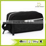 Store More Simple Rectangle Canvas Shaving Toiletry Organizer Kit thumbnail-1