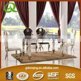 TH365 Home Furniture Tempered Glass Top Italian Dining Table thumbnail-5