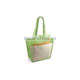 Eco Friendly Fabric Tote Shopping Bag With Big Frontal Pocket thumbnail-1