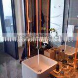 Luxury Bathroom Design Floor Standing Wash Basin,solid Surface Wash Basin thumbnail-1