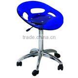 Potable Movable Ottoman Stool Hydraulic Chair With Wheels Used Salon Furniture F-2616 thumbnail-1