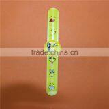 Custom PVC Cheap Slap Band Watches/Slap Bracelet Watches thumbnail-1