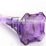 Gradient Color Eiffel Tower Purple Glass Vase for Home Decoration thumbnail-4