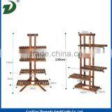 Antique Garden Decorative Wood Flower Rack Flower Stand thumbnail-2