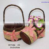 Handmade Decorate Flower Basket thumbnail-1