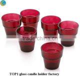 Mason Jars to Drink From Set of Square Mercury Glass Vases thumbnail-6