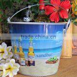 Rope Handle Metal Ice Bucket thumbnail-5