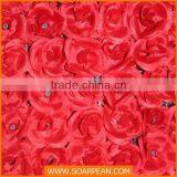 Beautiful Artificial Red Rose Wedding Flower Wall thumbnail-3