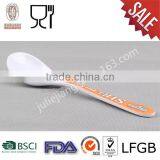 Rice /Candy Scoop Wok Tableware Melamine Plastic Meal Spoon Soup Dinner Kitch Flower Printed Spoon thumbnail-2