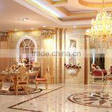 Luxuious Antique Solid Wood Italian Rococo Elegant Gold Color European Style French King Size Bedroom thumbnail-4