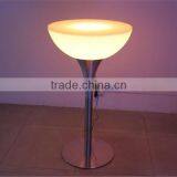 High LED Cocktail Table for Wedding Led Illuminated Furniture Bar Table thumbnail-2
