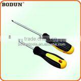 D1081 Yellow and Black Double Color Massage the Handle With Alone Use Screwdriver