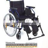 Ward Nursing Equipments Aluminum Manual Wheelchair/folding Handicapped Wheelchair/CE FDA Approved thumbnail-1