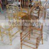 Wholesale Clear Resin Wedding Party Renal Crystal Clear Wedding Chair thumbnail-6