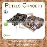 Canvas Shopping Bag With Bamboo Straight Handle - Allover Animal Print thumbnail-3