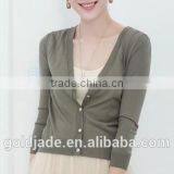 Hand Knitted Cardigan Sweater for Women ,summer Cardigan Knitted for Women Anti-uv,hand Knitted Cardigan for Women Wholesales thumbnail-1