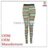 Fashion Lady's New Floral Boho Pants With Stripes thumbnail-1