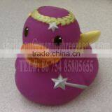 Wholesale Angel Bath Duck Toys, Magic Wand Fairy Rubber Duck thumbnail-1