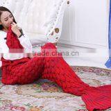 Fashion Fish Scale Design Comfortable Mermaid Sleeping Bag Blanket thumbnail-5