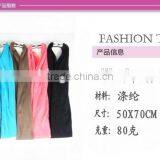 Cheap Custom Polyester Short Scarves Floral Print Colloer Scarves Jewelry Factory Directly Sales Infinity Scarves Manufacturer thumbnail-2