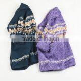 Spring Winter Little Grils Sweater Kids Knitted Sweater With Button Children Knit Pullover Sweaters thumbnail-2