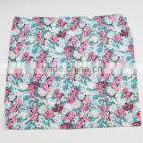 Rose Flower Printing Cotton Hanky For Custom Personal Requirement Pocket Square