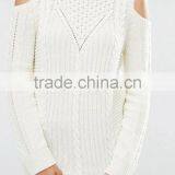EY0860S Hot Sale 2016 Women Long Sleeve Off-Shoulder Knitted Pullover Sweater thumbnail-1